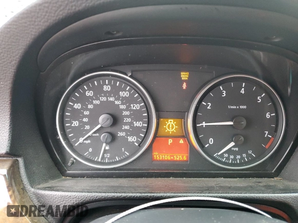 2006 BMW 3 Series 325i with VIN WBAVB13516PT07865, listed as a Copart auction lot 49143005 with 153,106 mi miles and Salvage Title. Bid and sale history available at carsss.com. Image 9.