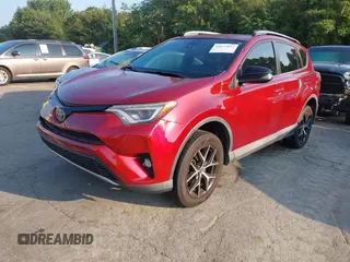 2018 Toyota RAV4 SE with VIN 2T3JFREV3JW836149, listed as a IAAI auction lot 42672854 with 55,388 mi miles and . Bid and sale history available at DreamBid. Image 2.