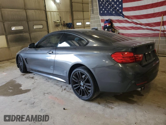 2015 BMW 4 Series 428i with VIN WBA3N3C51FK232219, listed as a Copart auction lot 81929124 with Not Provided miles and Salvage Title. Bid and sale history available at DreamBid. Image 2.