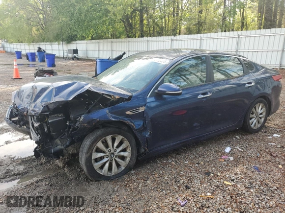2016 Kia Optima LX with VIN 5XXGT4L36GG060991, listed as a Copart auction lot 52752375 with 106,169 mi miles and Salvage Title. Bid and sale history available at carsss.com. Image 1.