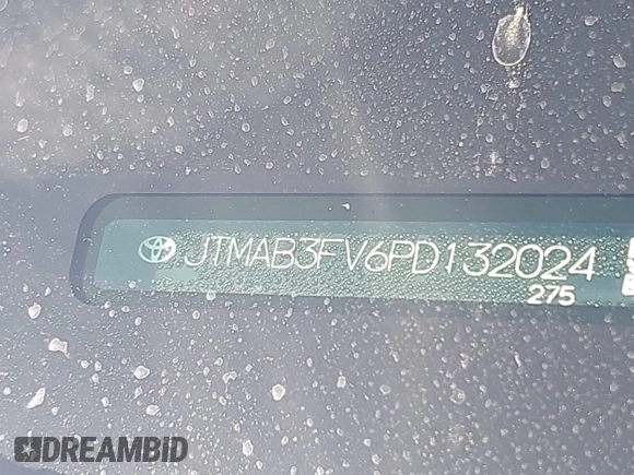 2023 Toyota RAV4 SE with VIN JTMAB3FV6PD132024, listed as a IAAI auction lot 41690601 with 12,694 mi miles and . Bid and sale history available at DreamBid. Image 9.