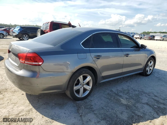 2012 Volkswagen Passat SE with VIN 1VWBP7A3XCC055433, listed as a Copart auction lot 72522034 with 219,549 mi miles and Salvage Title. Bid and sale history available at carsss.com. Image 3.