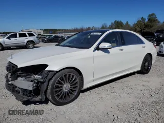 2017 Mercedes-Benz S 550 with VIN WDDUG8CB4HA287640, listed as a Copart auction lot 44712825 with 54,918 mi miles and Salvage Title. Bid and sale history available at carsss.com. Image 1.