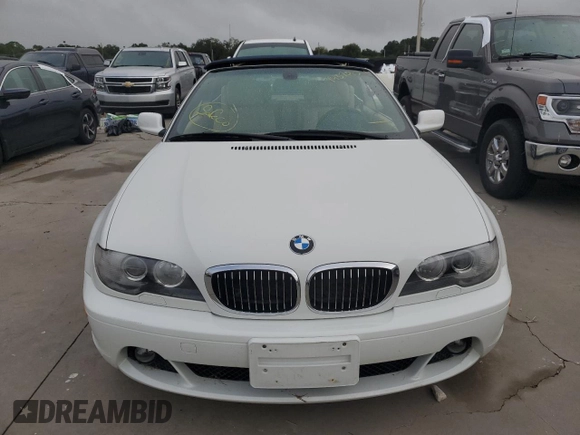 2005 BMW 3 Series 325Ci with VIN WBABW334X5PL37410, listed as a Copart auction lot 74379214 with 8,807 mi miles and Salvage Title. Bid and sale history available at carsss.com. Image 5.
