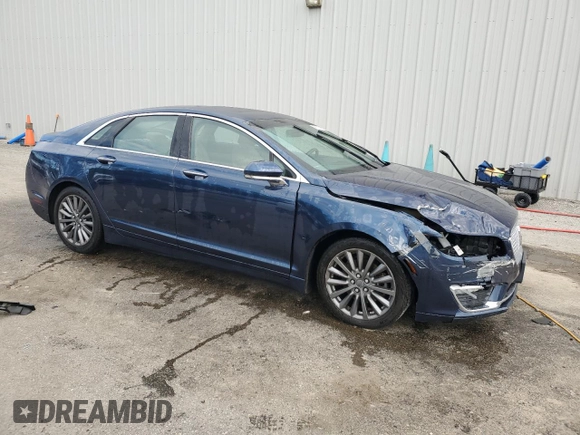 2017 Lincoln MKZ Select with VIN 3LN6L5D96HR619586, listed as a Copart auction lot 56116415 with 100,790 mi miles and Salvage title. Bid and sale history available at DreamBid. Image 4.
