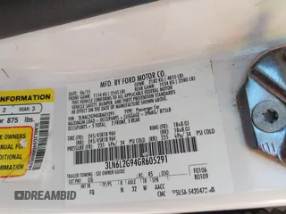 2016 Lincoln MKZ с VIN 3LN6L2G94GR605291, выставлен на аукционе IAAI как лот 42460220 с пробегом 76 139 миль миль и . История ставок и продаж доступна на DreamBid. Изображение 9.