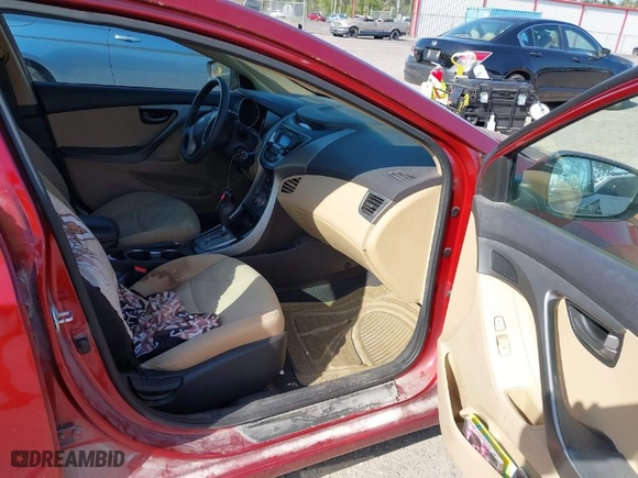 2013 Hyundai Elantra Limited with VIN 5NPDH4AEXDH383577, listed as a IAAI auction lot 41930463 with 102,118 mi miles. Bid and sale history available at carsss.com. Image 5.