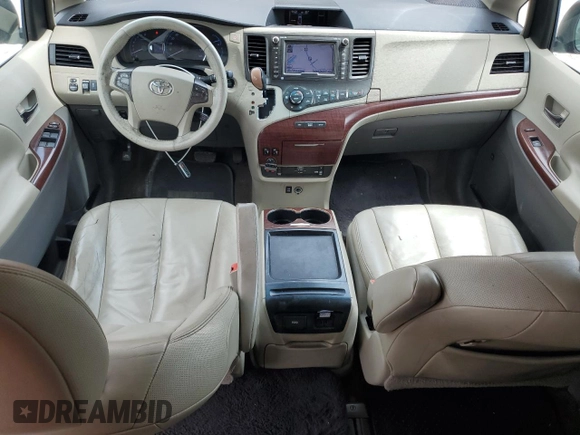 2011 Toyota Sienna XLE AAS with VIN 5TDYK3DC8BS115982, listed as a Copart auction lot 57791955 with 275,440 mi miles and Non repairable. Bid and sale history available at DreamBid. Image 8.
