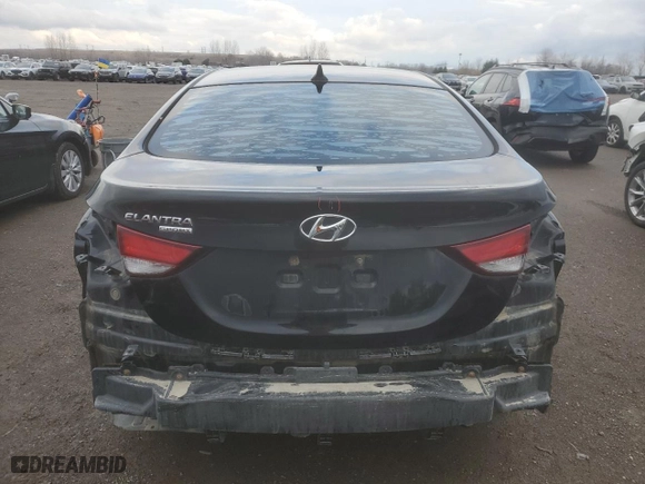 2015 Hyundai Elantra Limited with VIN KMHDH4AE3FU420098, listed as a Copart auction lot 80845944 with 235,509 mi miles and Salvage Title. Bid and sale history available at carsss.com. Image 6.