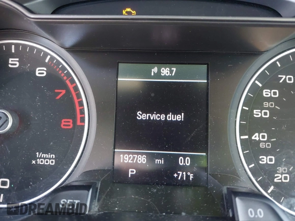 2014 Audi A4 Premium with VIN WAUBFAFL4EA083512, listed as a IAAI auction lot 42162290 with 192,786 mi miles. Bid and sale history available at carsss.com. Image 7.