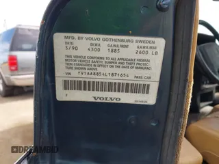 1990 Volvo 240 z VIN YV1AA8854L1871654, wystawiony jako IAAI lot #42004030 z przebiegiem 393 708 mil mil oraz . Historia ofert i sprzedaży dostępna na DreamBid. Obrazek 9.