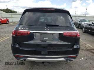 2022 Mercedes-Benz GLS 450 with VIN 4JGFF5KE5NA716162, listed as a Copart auction lot 67067154 with 64,142 mi miles and Salvage Title. Bid and sale history available at DreamBid. Image 6.