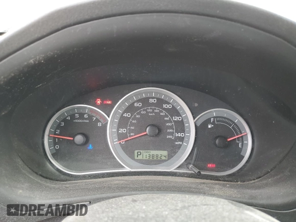 2008 Subaru Impreza Sedan (Natl) i w/Premium Pkg with VIN JF1GE61688H520066, listed as a Copart auction lot 50483095 with 138,824 mi miles and Salvage Title. Bid and sale history available at carsss.com. Image 9.