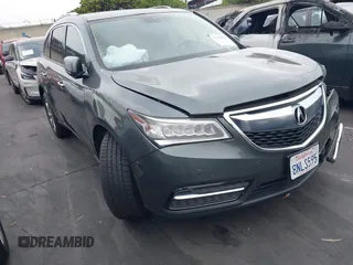 2015 Acura MDX Advance with VIN 5FRYD3H84FB014432, listed as a IAAI auction lot 42360150 with Not provided miles and . Bid and sale history available at DreamBid. Image 1.
