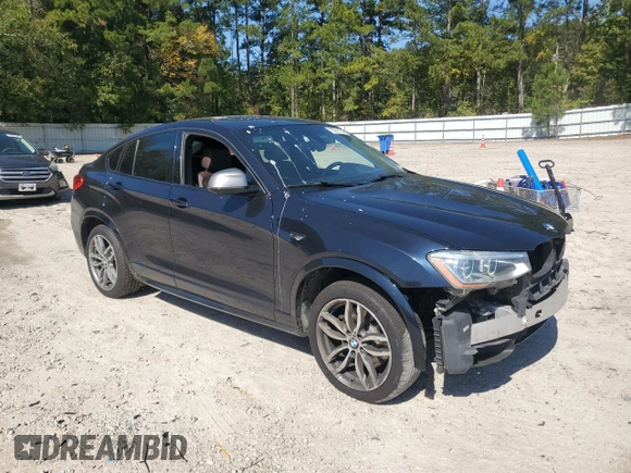 2017 BMW X4 M40i with VIN 5UXXW7C50H0U25192, listed as a Copart auction lot 75571164 with 86,053 mi miles and Salvage Title. Bid and sale history available at carsss.com. Image 4.