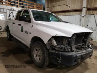 2018 Ram 1500 Tradesman with VIN 1C6RR7FT6JS251173, listed as a Copart auction lot 53746615 with 137,273 mi miles and Salvage title. Bid and sale history available at DreamBid. Image 4.