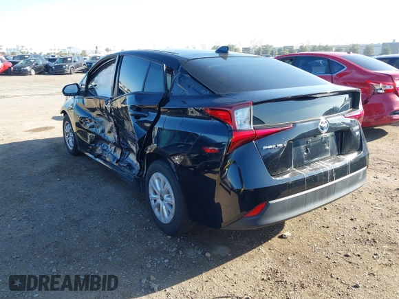 2021 Toyota Prius L Eco z VIN JTDKAMFU1M3134107, wystawiony jako IAAI lot #41763080 z przebiegiem 185 248 mil mil oraz . Historia ofert i sprzedaży dostępna na DreamBid. Obrazek 3.