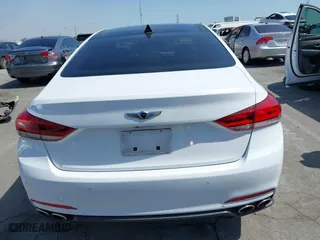 2015 Hyundai Genesis 5.0L with VIN KMHGN4JF1FU035492, listed as a IAAI auction lot 41849568 with 104,776 mi miles. Bid and sale history available at carsss.com. Image 16.