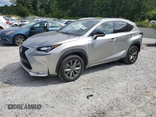 2015 Lexus NX 200t with VIN JTJYARBZ7F2003164, listed as a Copart auction lot 59852565 with 45,012 mi miles and Salvage title. Bid and sale history available at DreamBid. Image 1.
