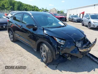 2021 Honda HR-V EX with VIN 3CZRU6H53MM754893, listed as a IAAI auction lot 39904214 with 58,537 mi miles. Bid and sale history available at carsss.com. Image 1.