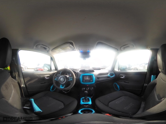 2017 Jeep Renegade Altitude with VIN ZACCJABB9HPG45573, listed as a IAAI auction lot 40929936 with 103,810 mi miles. Bid and sale history available at carsss.com. Image 18.