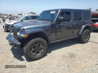 2021 Jeep Wrangler Unlimited Rubicon with VIN 1C4JJXR65MW674956, listed as a Copart auction lot 64429395 with 60,283 mi miles and Clean title. Bid and sale history available at DreamBid. Image 1.