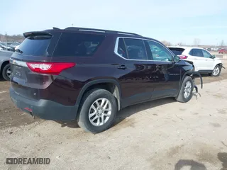 2020 Chevrolet Traverse LT Cloth with VIN 1GNEVGKWXLJ151077, listed as a IAAI auction lot 41520534 with 76,473 mi miles. Bid and sale history available at carsss.com. Image 4.