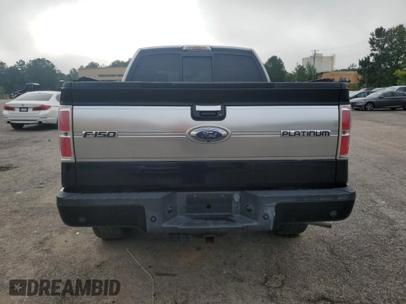 2009 Ford F-150 XL with VIN 1FTPW14V39FA46411, listed as a Copart auction lot 60041665 with 267,792 mi miles and Salvage title. Bid and sale history available at DreamBid. Image 6.