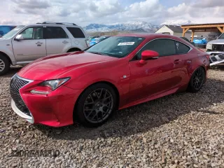 2015 Lexus RC 350 with VIN JTHSE5BC9F5001219, listed as a Copart auction lot 51178435 with 159,623 mi miles and Salvage Title. Bid and sale history available at carsss.com. Image 1.