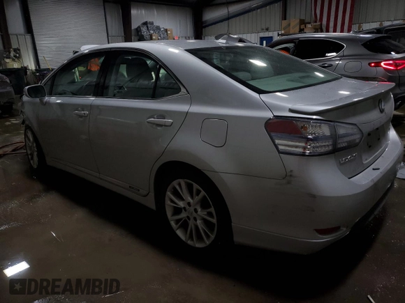 2010 Lexus HS 250h with VIN JTHBB1BA3A2020021, listed as a Copart auction lot 42806165 with 70,294 mi miles and Salvage Title. Bid and sale history available at DreamBid. Image 2.