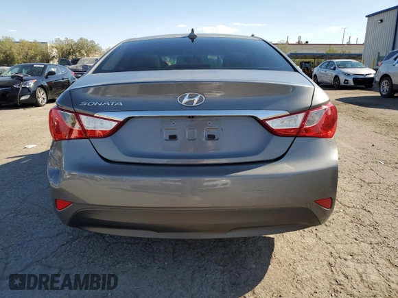 2014 Hyundai Sonata GLS with VIN 5NPEB4AC3EH924605, listed as a Copart auction lot 70422424 with 142,969 mi miles and Salvage Title. Bid and sale history available at carsss.com. Image 6.