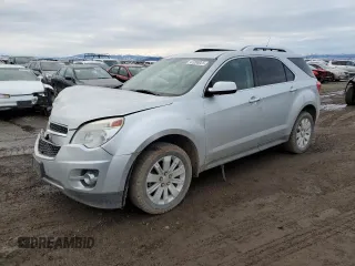 2011 Chevrolet Equinox 2LT z VIN 2GNALPEC6B1138017, wystawiony jako Copart lot #47260025 z przebiegiem 166 613 mil mil oraz Szkoda całkowita • Salvage title. Historia ofert i sprzedaży dostępna na DreamBid. Obrazek 1.