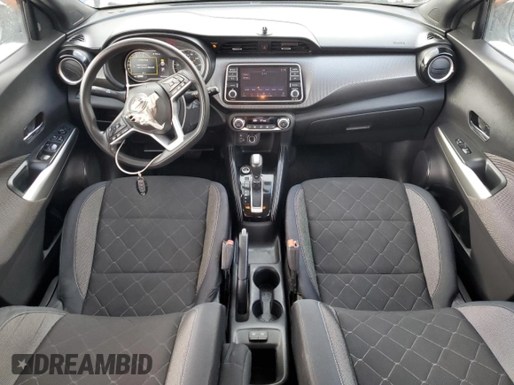 2018 Nissan Kicks S with VIN 3N1CP5CU2JL522298, listed as a Copart auction lot 55402225 with 99,563 mi miles and Salvage title. Bid and sale history available at DreamBid. Image 8.