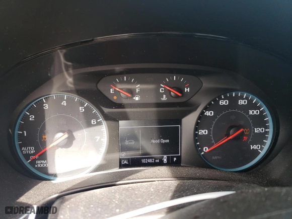 2018 Chevrolet Equinox LS with VIN 2GNAXHEV1J6198736, listed as a Copart auction lot 79039424 with 102,462 mi miles and Salvage Title. Bid and sale history available at carsss.com. Image 9.