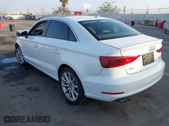 2015 Audi A3 Premium with VIN WAUAJGFFXF1090411, listed as a IAAI auction lot 41220082 with 134,162 mi miles and . Bid and sale history available at DreamBid. Image 3.