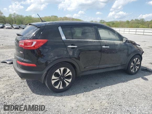 2012 Kia Sportage SX with VIN KNDPC3A63C7214602, listed as a Copart auction lot 51992515 with Not provided miles and Salvage title. Bid and sale history available at DreamBid. Image 3.