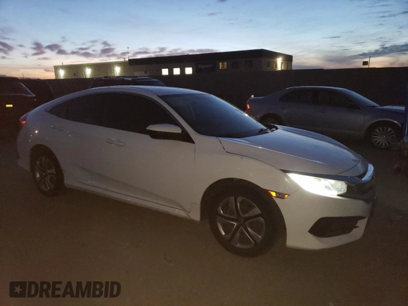 2016 Honda Civic Sedan LX with VIN 19XFC2F50GE013011, listed as a Copart auction lot 78895774 with 130,272 mi miles and Salvage Title. Bid and sale history available at carsss.com. Image 4.