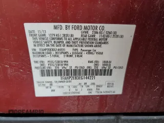 2014 Ford Taurus SEL with VIN 1FAHP2E83EG144221, listed as a Copart auction lot 49547535 with 123,574 mi miles and Clean Title. Bid and sale history available at carsss.com. Image 15.