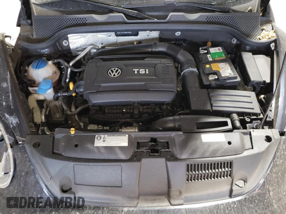 2017 Volkswagen Beetle with VIN 3VWT17AT2HM816046, listed as a Copart auction lot 77377274 with 27,948 mi miles and Salvage Title. Bid and sale history available at DreamBid. Image 11.