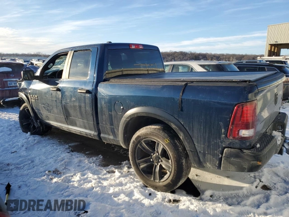 2021 Ram 1500 Warlock with VIN 1C6RR7GG2MS513910, listed as a Copart auction lot 45637365 with Not provided miles and Salvage title. Bid and sale history available at DreamBid. Image 2.