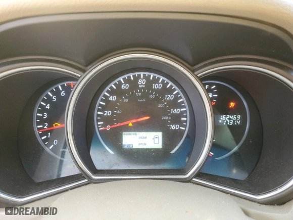 2013 Nissan Murano SL with VIN JN8AZ1MW6DW318243, listed as a Copart auction lot 42705105 with 162,469 mi miles and Salvage Title. Bid and sale history available at carsss.com. Image 9.