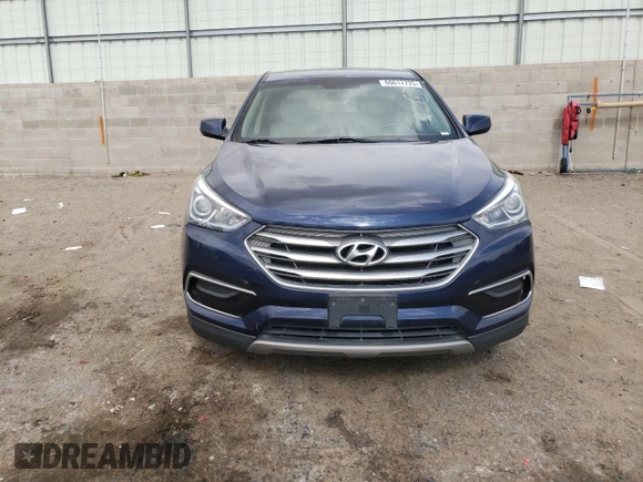 2017 Hyundai Santa Fe 2.4L with VIN 5XYZTDLB0HG452619, listed as a Copart auction lot 60617725 with 100,545 mi miles and Salvage title. Bid and sale history available at DreamBid. Image 5.
