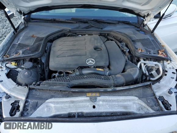 2020 Mercedes-Benz C 300 with VIN WDDWF8DB1LR546475, listed as a Copart auction lot 42337045 with 92,892 mi miles and Salvage title. Bid and sale history available at DreamBid. Image 11.