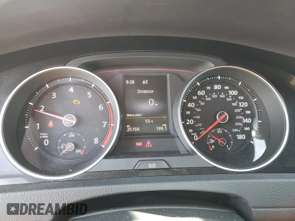 2016 Volkswagen Golf GTI SE w/Performance Pkg with VIN 3VW547AU6GM023243, listed as a Copart auction lot 49800175 with 25,159 mi miles and Salvage Title. Bid and sale history available at carsss.com. Image 9.