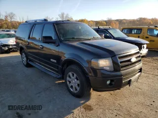 2007 Ford Expedition Max Limited z VIN 1FMFK20517LA31385, wystawiony jako Copart lot #77038284 z przebiegiem 325 568 mil mil oraz Czysty tytuł • Clean title. Historia ofert i sprzedaży dostępna na DreamBid. Obrazek 4.