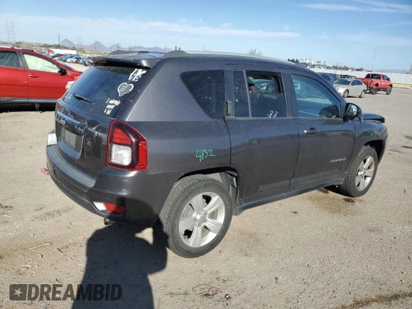 2017 Jeep Compass Sport with VIN 1C4NJCBA3HD147301, listed as a Copart auction lot 48399035 with 82,073 mi miles and Salvage title. Bid and sale history available at DreamBid. Image 3.