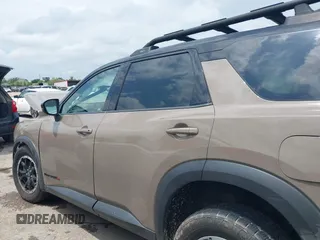 2023 Nissan Pathfinder Rock Creek with VIN 5N1DR3BD9PC228981, listed as a IAAI auction lot 42074519 with 34,763 mi miles and . Bid and sale history available at DreamBid. Image 13.