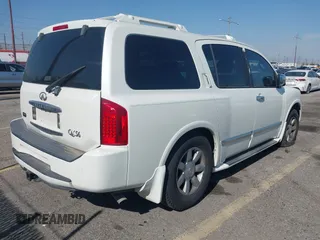 2005 Infiniti QX56 with VIN 5N3AA08A05N801653, listed as a IAAI auction lot 41992769 with 133,373 mi miles. Bid and sale history available at carsss.com. Image 4.