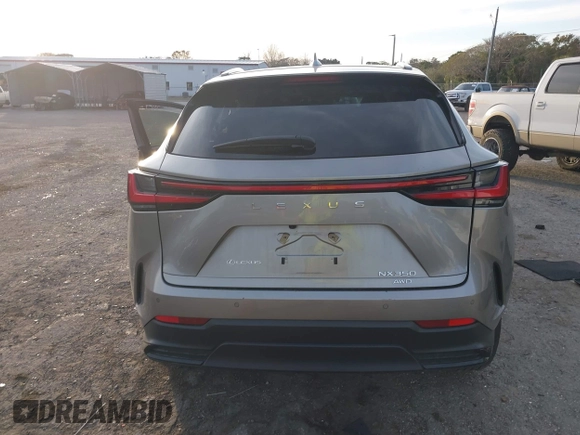 2023 Lexus NX with VIN 2T2GGCEZ0PC026760, listed as a IAAI auction lot 41242637 with 25,300 mi miles. Bid and sale history available at carsss.com. Image 16.