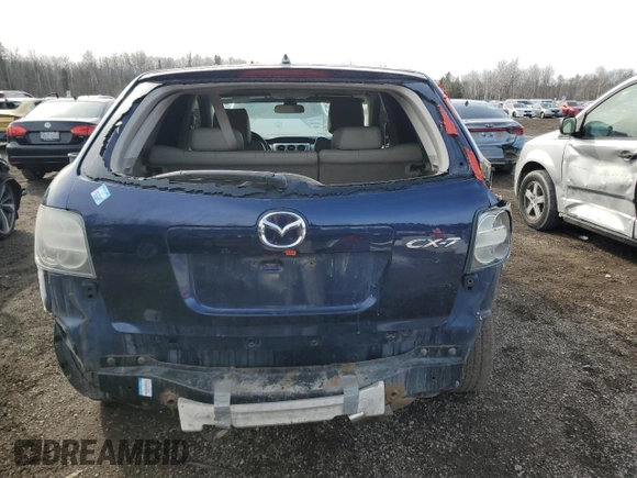 2011 Mazda CX-7 i Sport with VIN JM3ER2B56B0407380, listed as a Copart auction lot 43691045 with 295,593 mi miles and Clean Title. Bid and sale history available at carsss.com. Image 6.